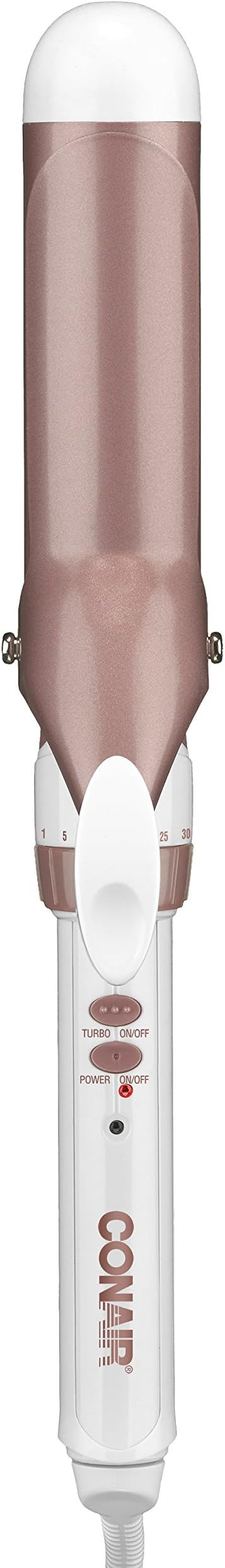 Conair Double Ceramic 1 1/2-Inch Curling Iron, 1 ½ inch barrel produces soft waves – for use o... | Amazon (US)