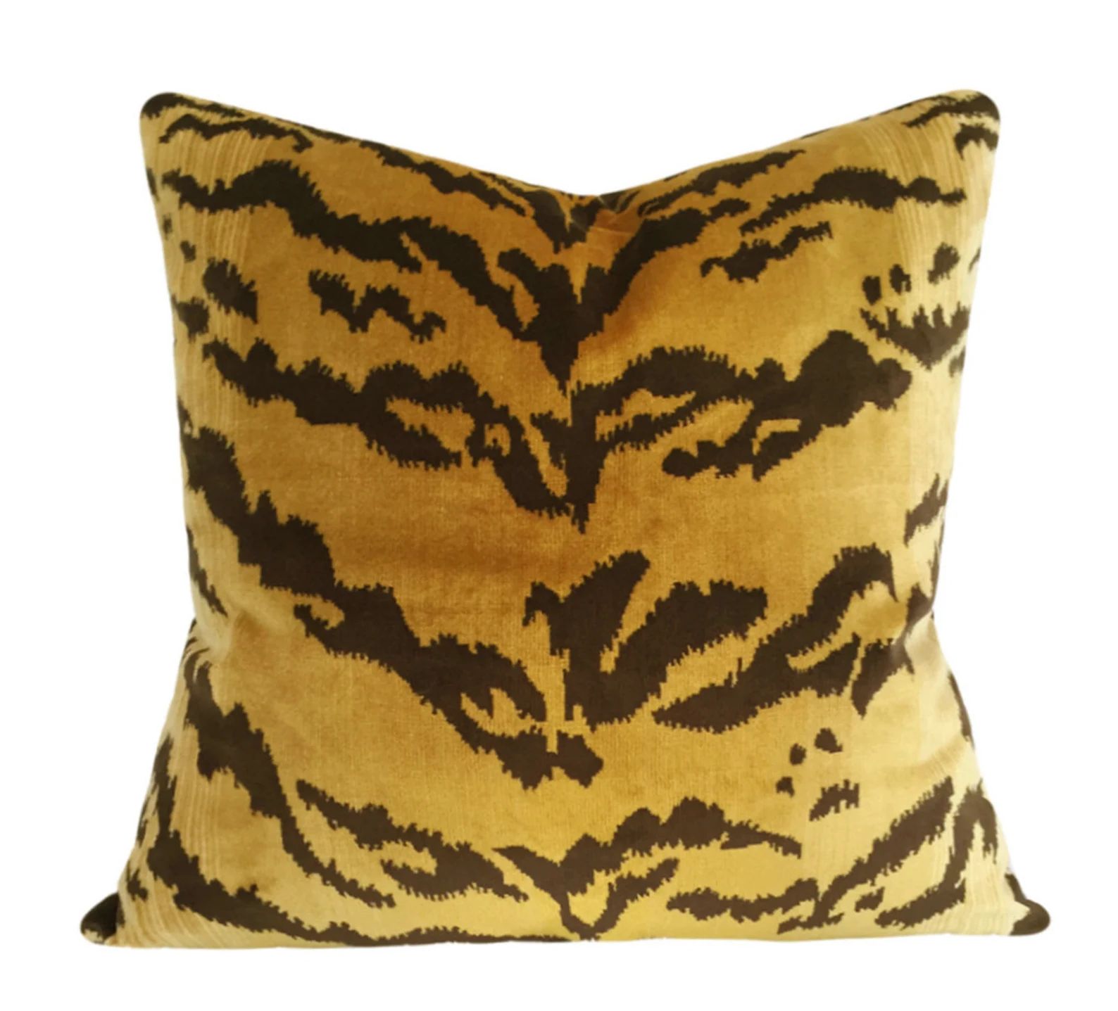 Scalamandre Le Tigre Silk Velvet Pillow Cover  Solid Velvet | Etsy | Etsy (US)