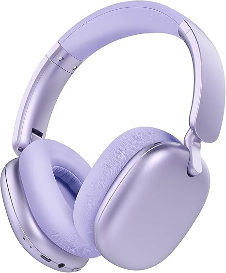 C6 Active Noise Cancelling Headphones, Wireless Over Ear Bluetooth Headphones, 60H Playtime, Ligh... | Amazon (US)