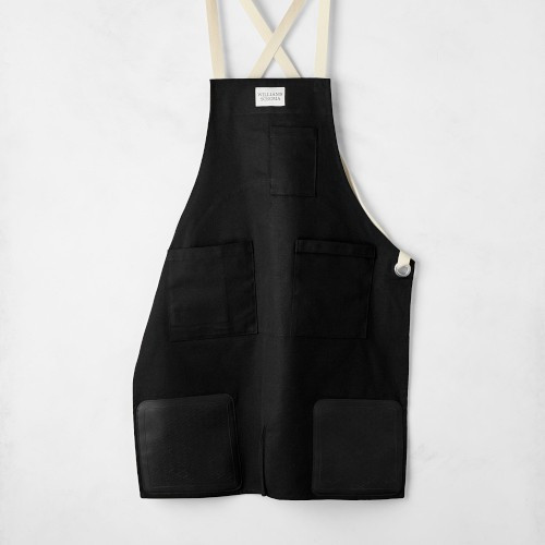 Williams Sonoma Ultimate Apron, black canvas