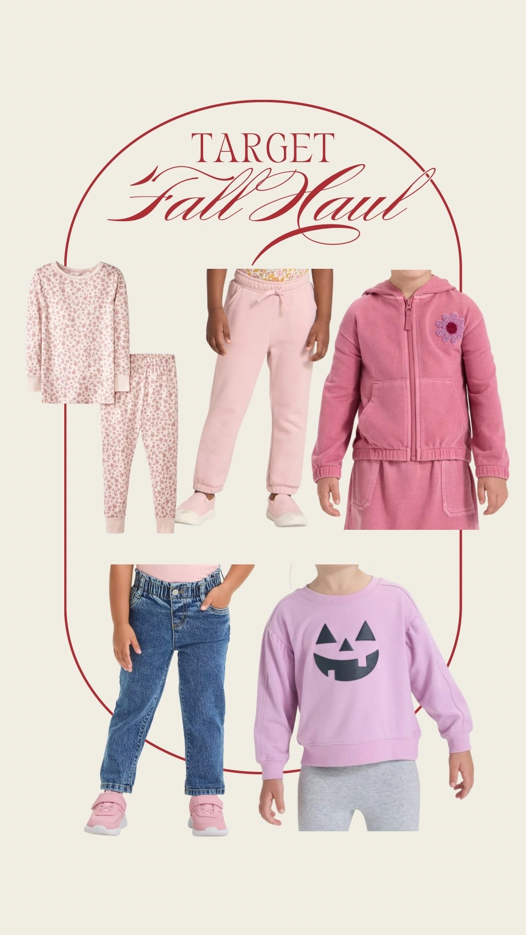 Target fall haul for Harper! 