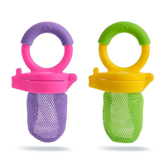 Munchkin Fresh Food Feeder, 2 Pack, Purple/Green | Amazon (US)