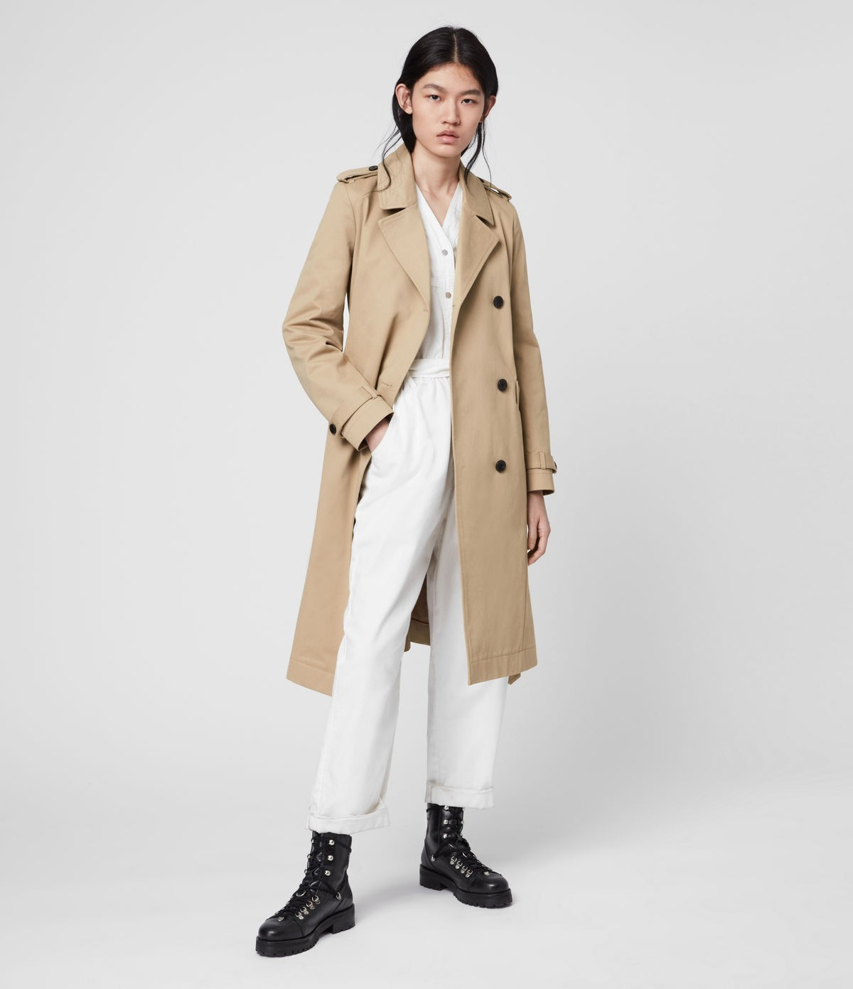 Chiara Trench Coat | AllSaints UK