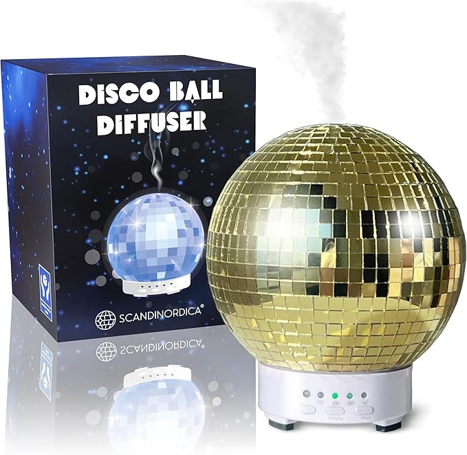 SCANDINORDICA Disco Ball Diffuser Rotating - Original Disco Diffuser for Essential Oils with Whis... | Amazon (CA)