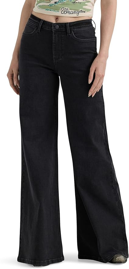 Wrangler Women's Wide Leg Flare Jean | Amazon (US)