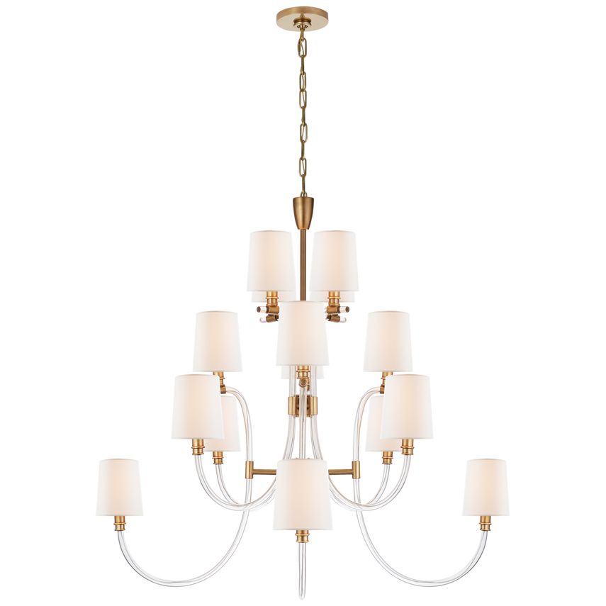 Clarice Large Chandelier | Visual Comfort