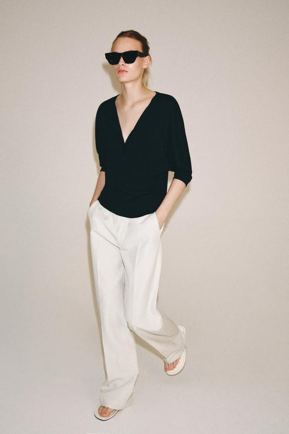 COTTON HENLEY T-SHIRT | Zara UK