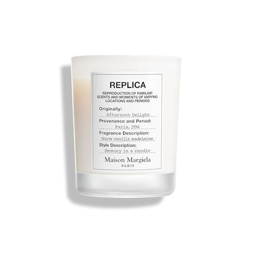 Maison Margiela - Replica - Afternoon Delight Scented Candle - Warm & Cozy Scent - with Vanilla & Sandalwood - 5.8 Oz | Amazon (US)