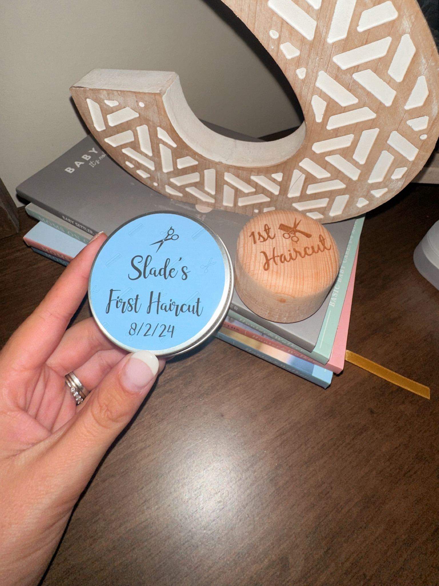 First haircut keepsake boxebox

#LTKBaby