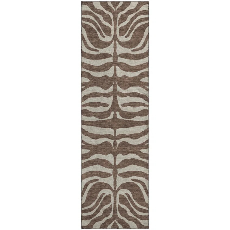 Premium Machine Washable Goulven AMF1042 Animal Print Rug | Wayfair North America