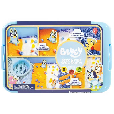 Bluey Sensory Seek N Find: Educational Craft Kit with Memory & Language Skills, Includes 71 Pieces | Target