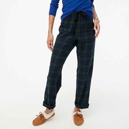 Yarn-dyed flannel pajama pant | J.Crew Factory