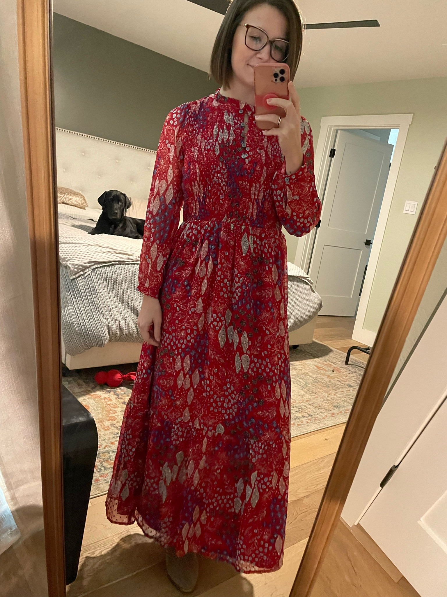 Such a pretty holiday print from Loft, that can also be worn in the spring!! ❤️🩵 & now it’s on sale for $55! 

#LTKHoliday #LTKSeasonal #LTKfindsunder100