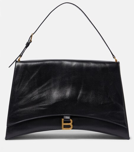 Crush Large leather shoulder bag | Mytheresa (UK)