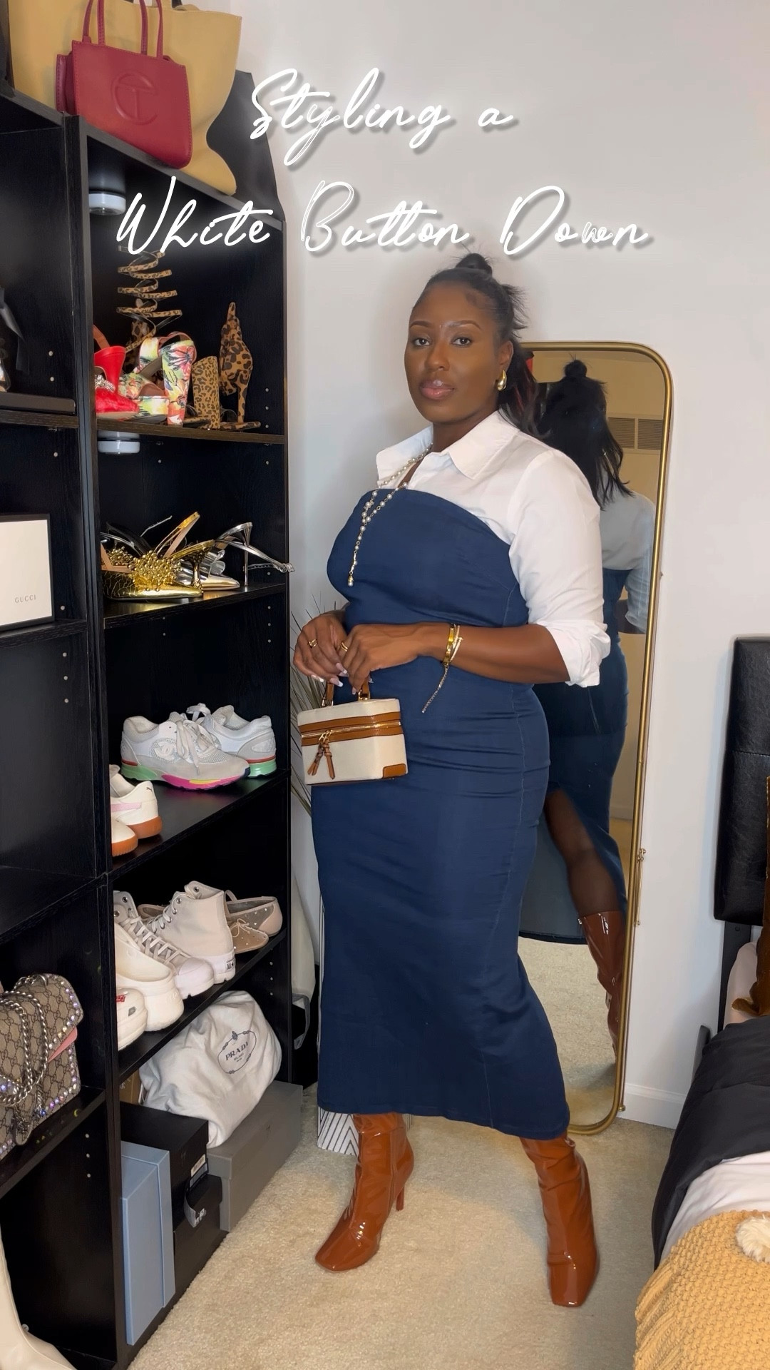 Modesty?! Uh HELLO!! You can look good and still be covered when you need to. 

Pairing denim and white almost ALWAYS makes for the perfect combo in any season!

#LTKCyberWeek #LTKStyleTip #LTKMidsize