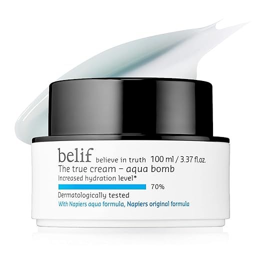 belif The True Cream Aqua Bomb Hydrating Moisturizer with Squalane | Good for Dryness, Dullness, ... | Amazon (US)
