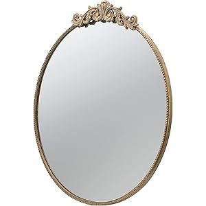 A&B Home Circle Mirror, 36"x39" Large Wall Mounted Mirrors with Round Gold Metal Frame for Bathroom  | Amazon (US)