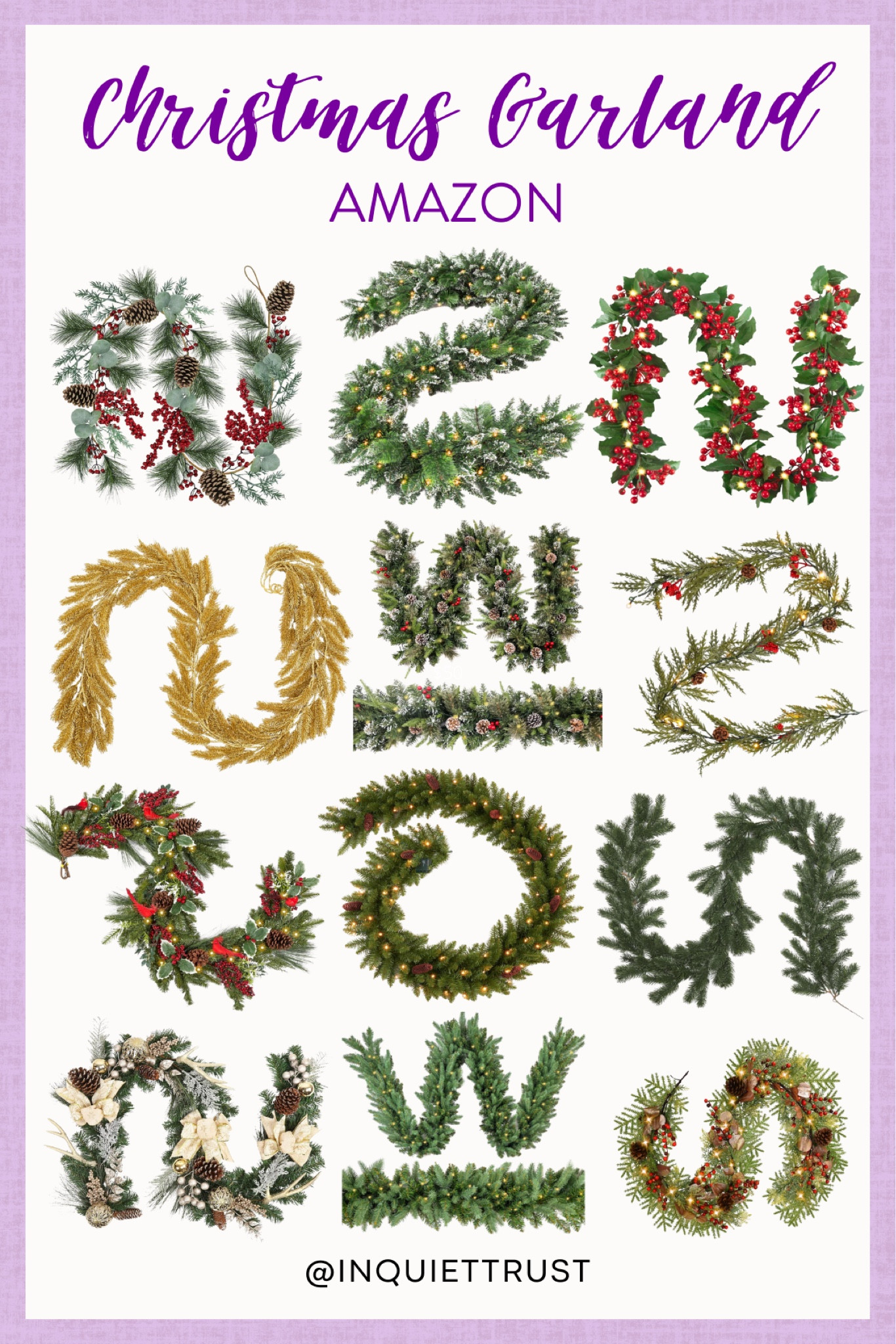 Elevate your holiday decor with these affordable Christmas garlands! 
#amazonfinds #festivedecor #seasonalstyling

#LTKSeasonal #LTKhome #LTKHoliday