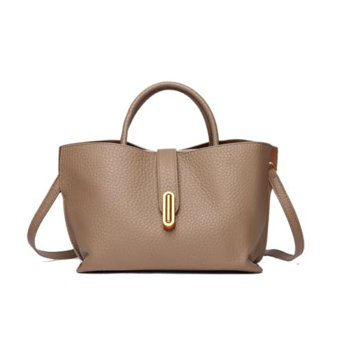 Bucket Bags for Women, Vintage Crossbody Bag Faux Leather Top Handle Tote Bag 2025 Trendy Designer Handbags (BROWN) | Amazon (US)