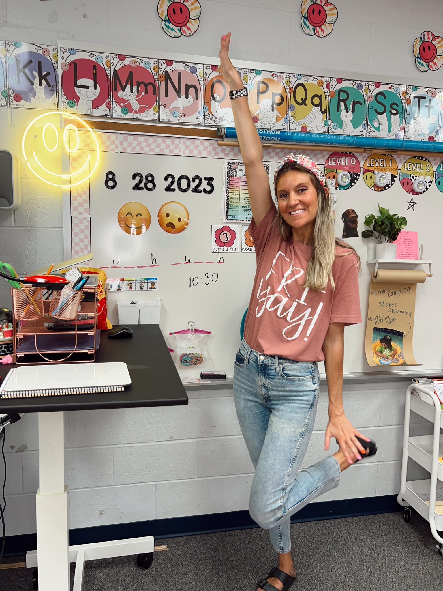 Teacher tee / casual teacher outfit / cute headband

Headband is nice quality! Shirt fits tts!

#LTKstyletip #LTKworkwear