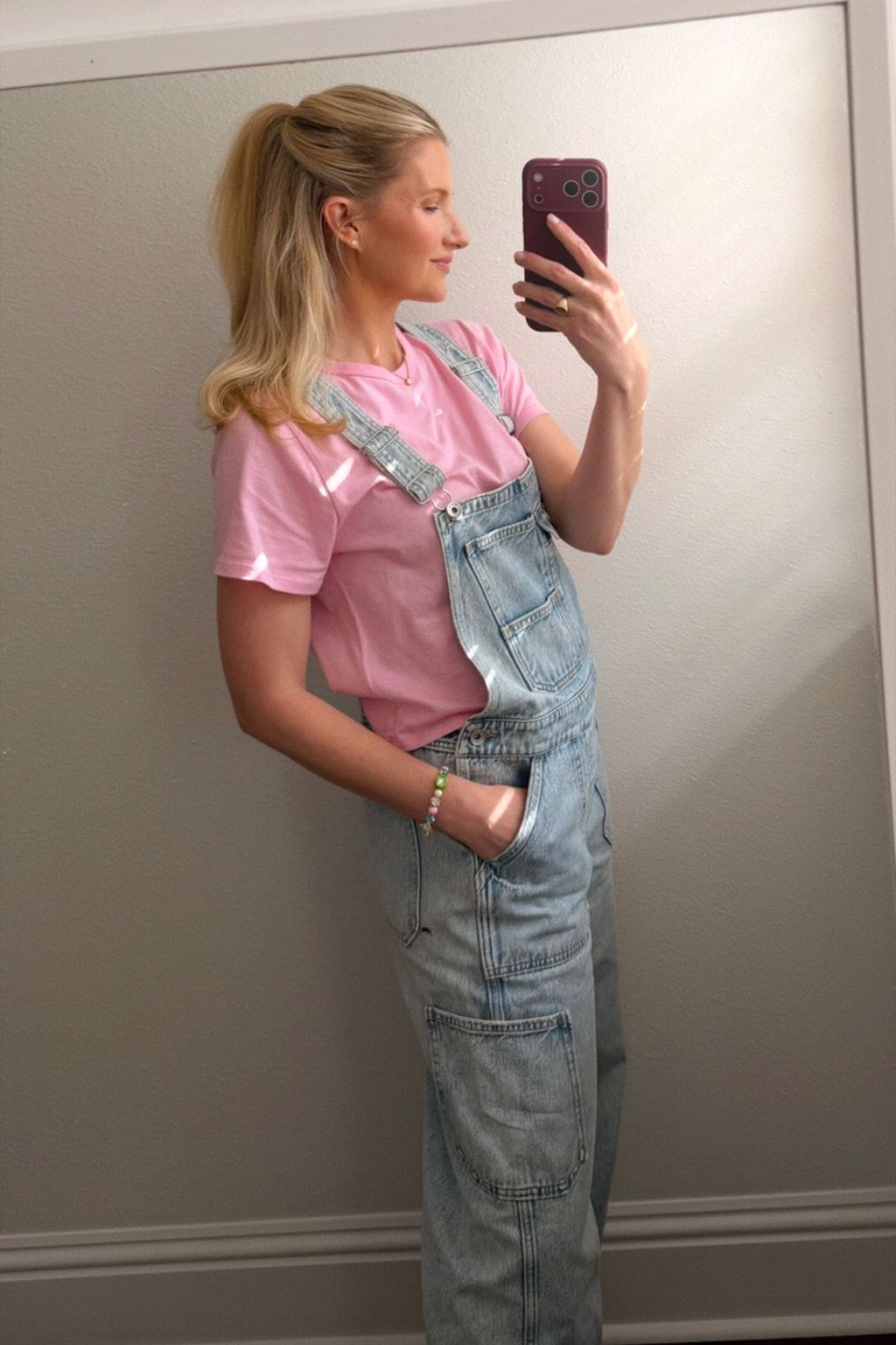 the easiest outfit to throw on and go 🩷 overalls are Outerknown but I linked similar  options

#LTKmomlife #LTKootd #LTKdayinmylife