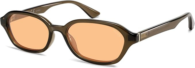 SOJOS Retro Rectangle Polarized Sunglasses for Women Men Trendy Hexagon Narrow Chic Y2K Sunnies S... | Amazon (US)