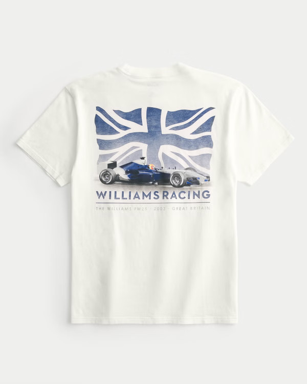 Relaxed Williams Racing Graphic Tee | Hollister (US)