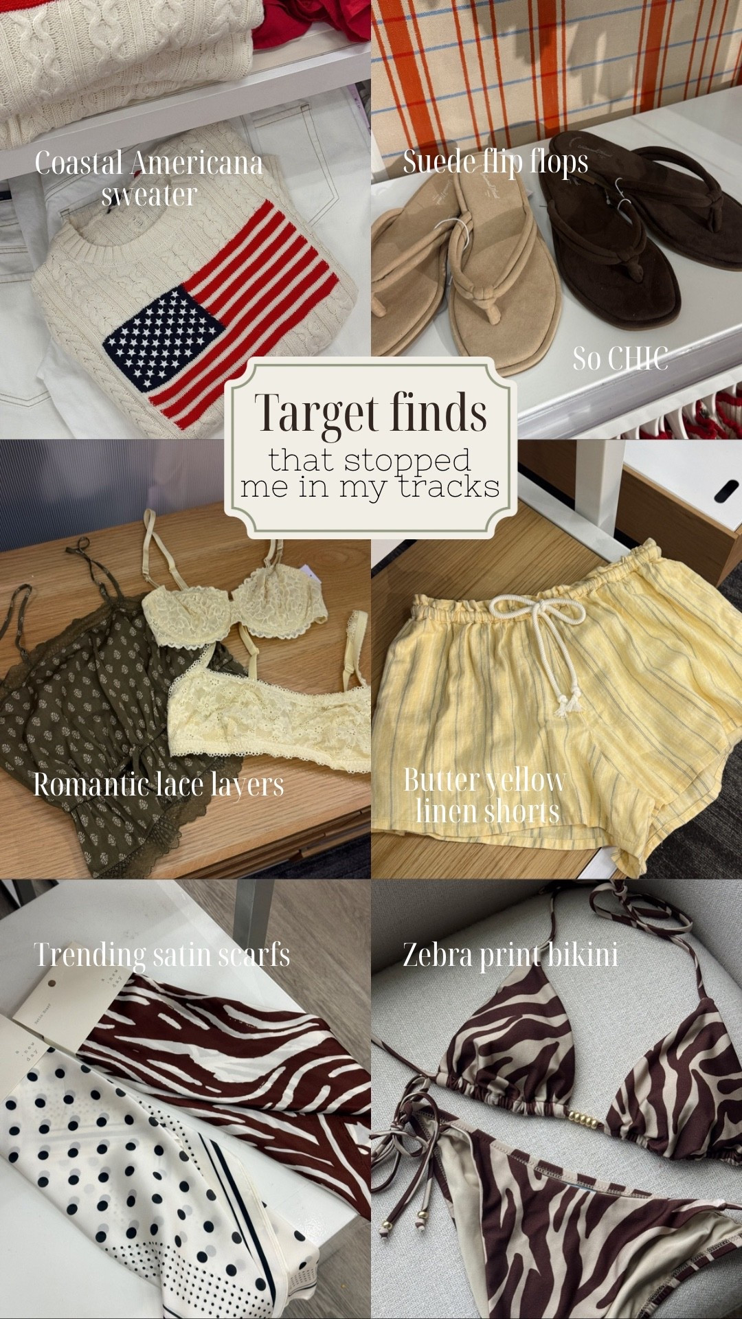 Target finds worth making an extra lap around the store for ✨  From cozy coastal sweaters, the cutest swimwear to the prettiest summer accessories, these finds are giving effortless summer style. 

@target #ad #sponsored #targetfinds #summerfashion #targetswim #targetmusthaves

#LTKootd #LTKSeasonal