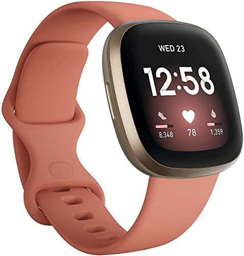 Fitbit Versa 3 Health & Fitness Smartwatch with GPS, 24/7 Heart Rate, Alexa Built-in, 6+ Days Bat... | Amazon (US)