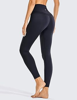 CRZ YOGA Women's Naked Feeling I High Waist Tight Yoga Pants Workout Leggings-25 Inches | Amazon (US)