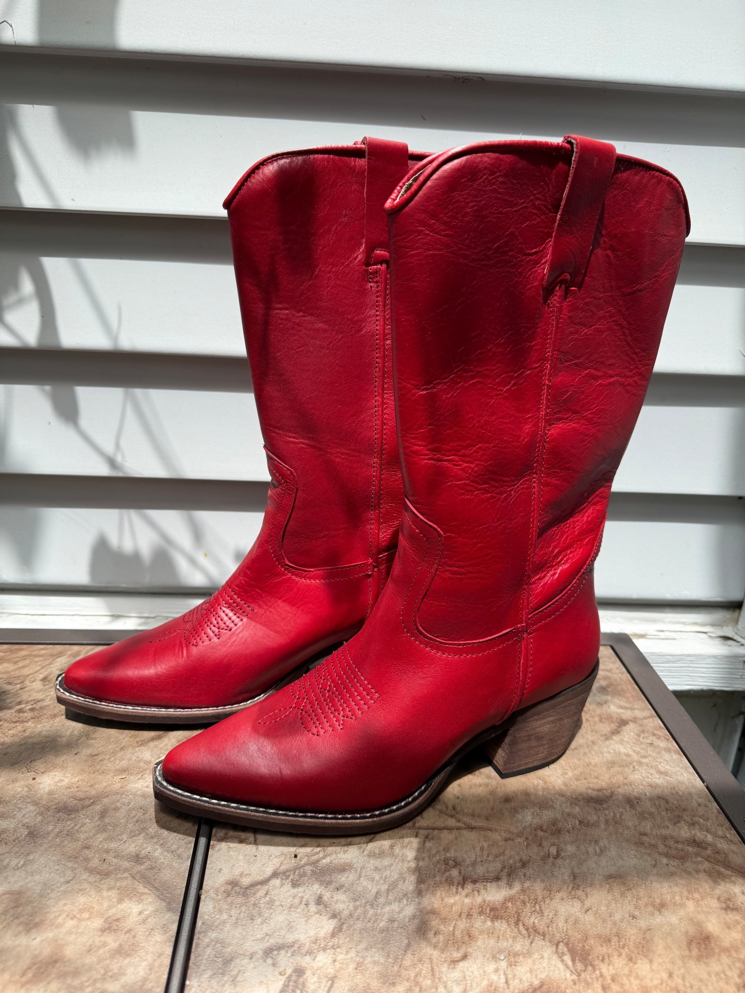 Red cowboy boots 🧨 ready for the Fourth of July 🇺🇸🎇🌭

#LTKShoeCrush #LTKSeasonal