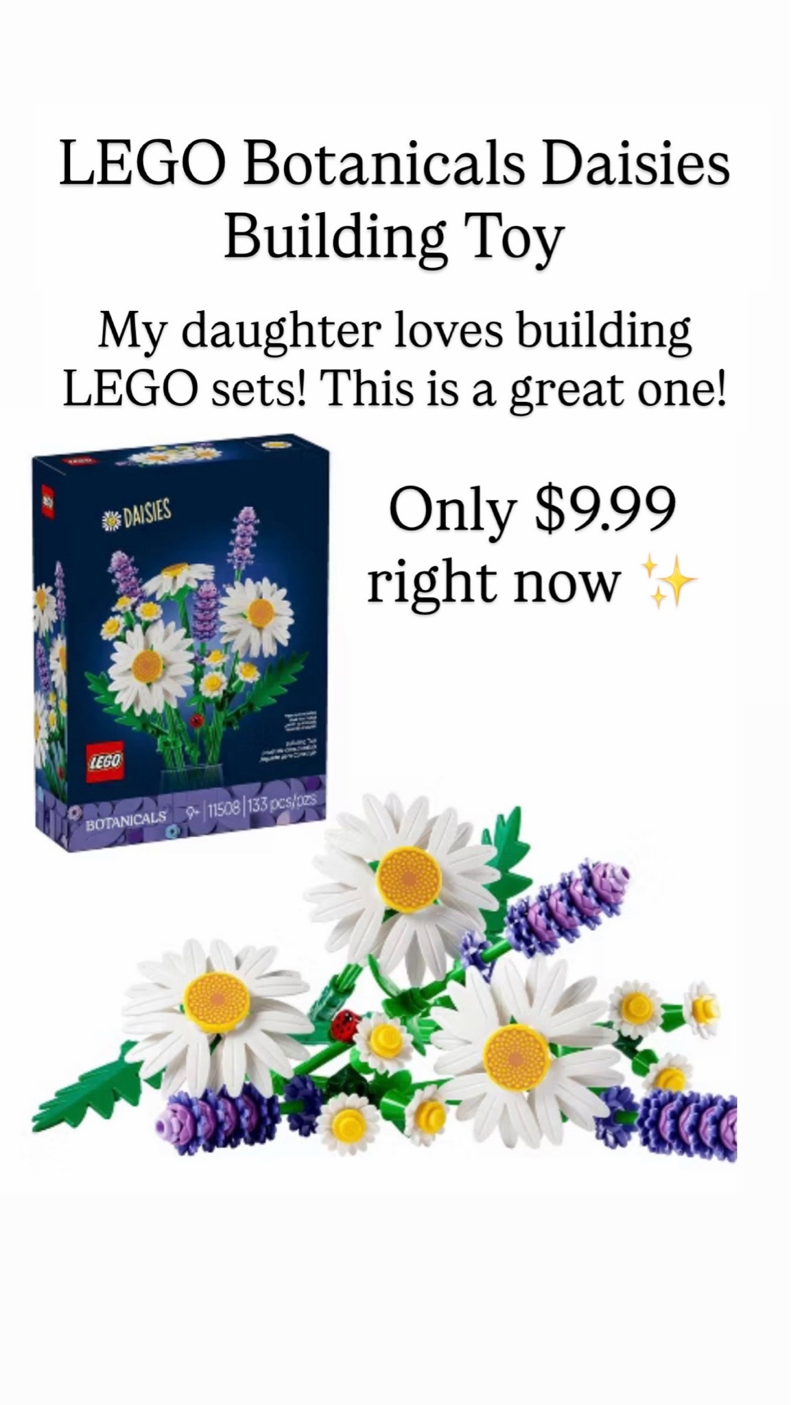 LEGO Botanicals Daisies Building Toy