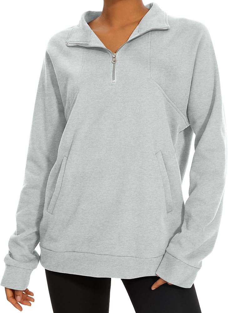 Half Zip Sweatshirts Fleece Pullover | Amazon (US)