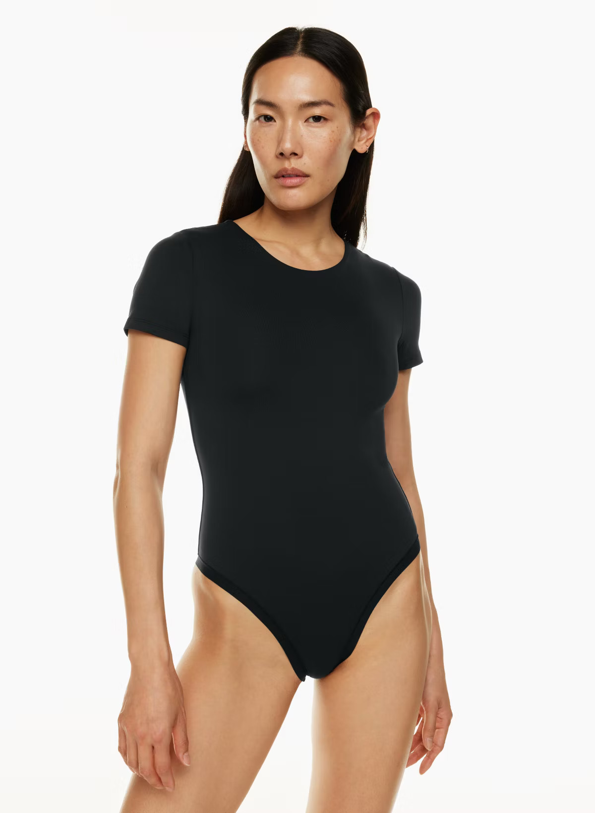 CONTOUR CREW SHORTSLEEVE BODYSUIT | Aritzia