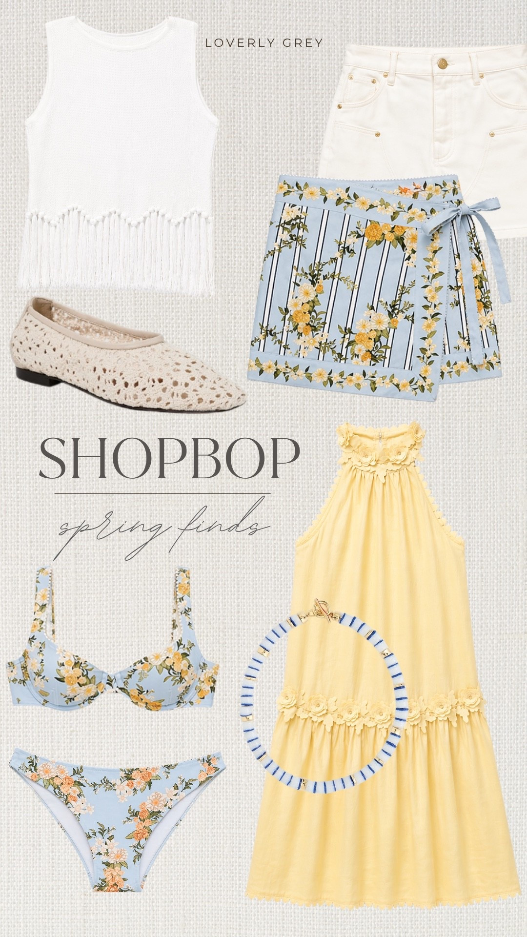 I pulled together the prettiest mix of soft spring pieces from ShopBop for you! The light textures, florals, and that pop of butter yellow make it such a fun combination for warmer days. These are the kind of pieces you can mix, match, and wear all season long.

#LTKSeasonal #LTKdayinmylife #LTKgrwm