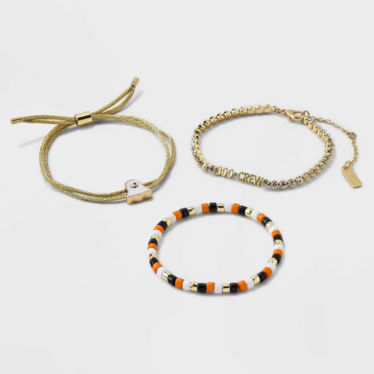 SUGARFIX by BaubleBar Boo Thangs Bracelet Set - White/Orange/Gold | Target