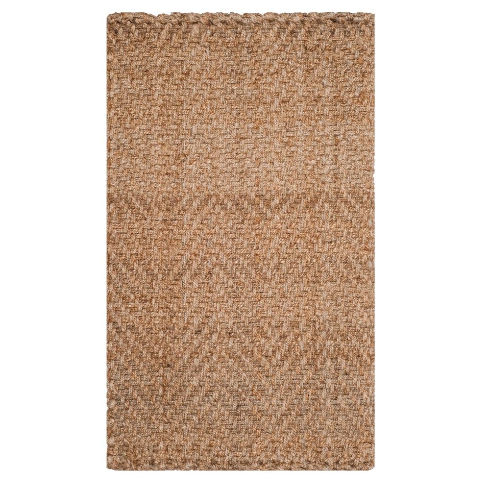 Natural Solid Woven Accent Rug 3'X5' - Safavieh, Adult Unisex, White | Target