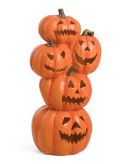 34in Led Resin Pumpkin Stack | TJ Maxx