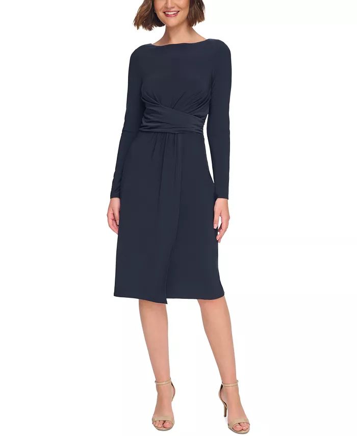 Women's Jersey Knot-Front Dress | Macy's