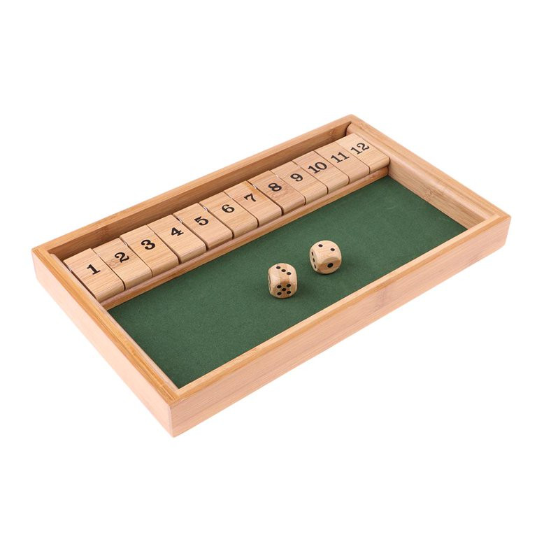 Wooden 1- Shut the Box D6 Board Game for Kids Adult Party Playing | Walmart (US)