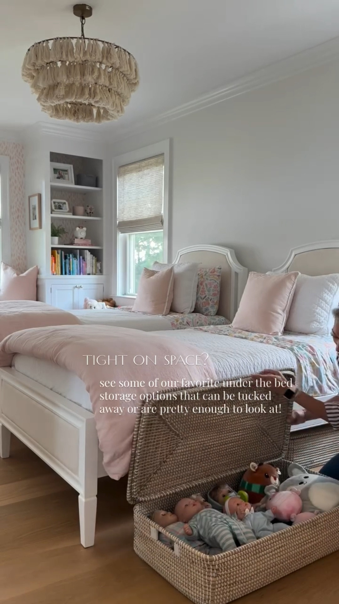Are you tight on space or don’t want the room taken over by toys? Under-the-bed storage can be a convenient option for toys, travel bags, or seasonal clothes. Comment link for a round-up of some of our favorite options! These slide neatly out of sight, but are also pretty enough to be seen! 

#underbedstorage #bedroomorganization #toyorganization #smallspaceliving #organizedhome #homeorganization #collectedco #storagesolutions #organizedliving #organize #organizationideas #kidsroomorganization #smallspaceorganization #homeinspo