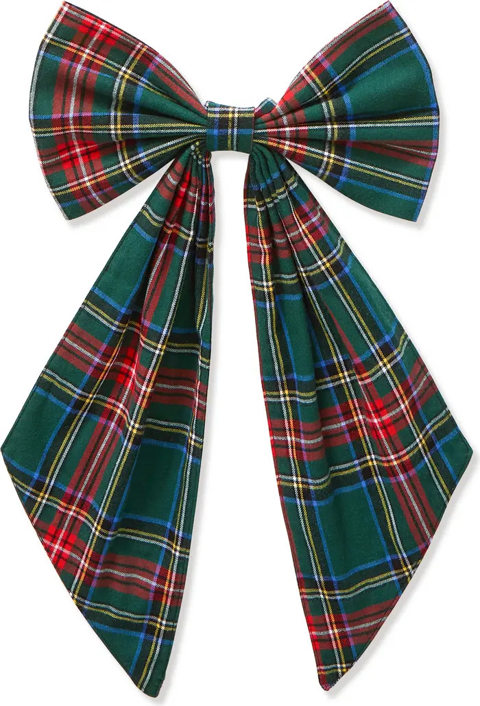 Kensington Tartan Cotton Wreath Bow | Nordstrom