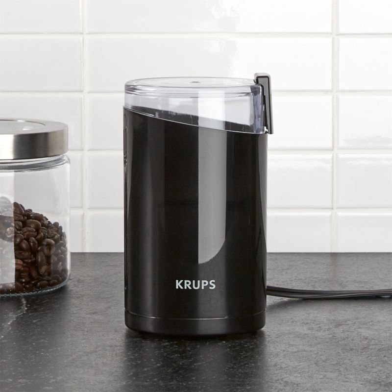 Krups Fast Touch Coffee Grinder + Reviews | Crate and Barrel | Crate & Barrel