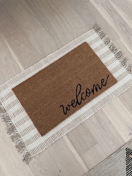 Just unboxed this affordable layered doormat combo from Walmart! The welcome mat is on sale for under $10 🙌🏻

#LTKSeasonal #LTKfindsunder50 #LTKhome