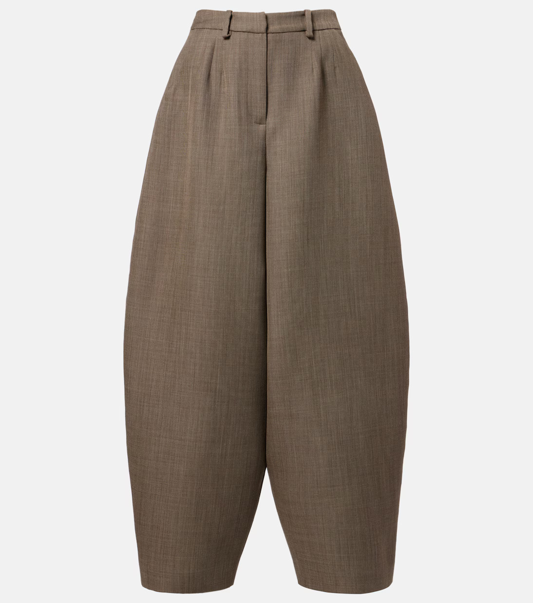 Wool barrel-leg pants | Mytheresa (UK)