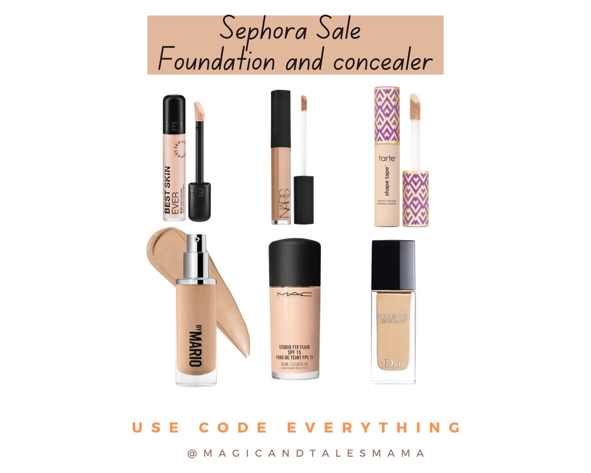 Sephora sale - foundation and concealer

#LTKsale #LTKbeauty
