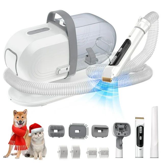 AUOSHI Dog Grooming Kit 13KPa 2.5L Pet Hair Grooming Vacuum With 5 Pet Grooming Tools Deshedding ... | Walmart (US)