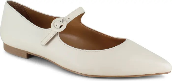 Mariana Pointed Toe Mary Jane Flat (Women) | Nordstrom Rack