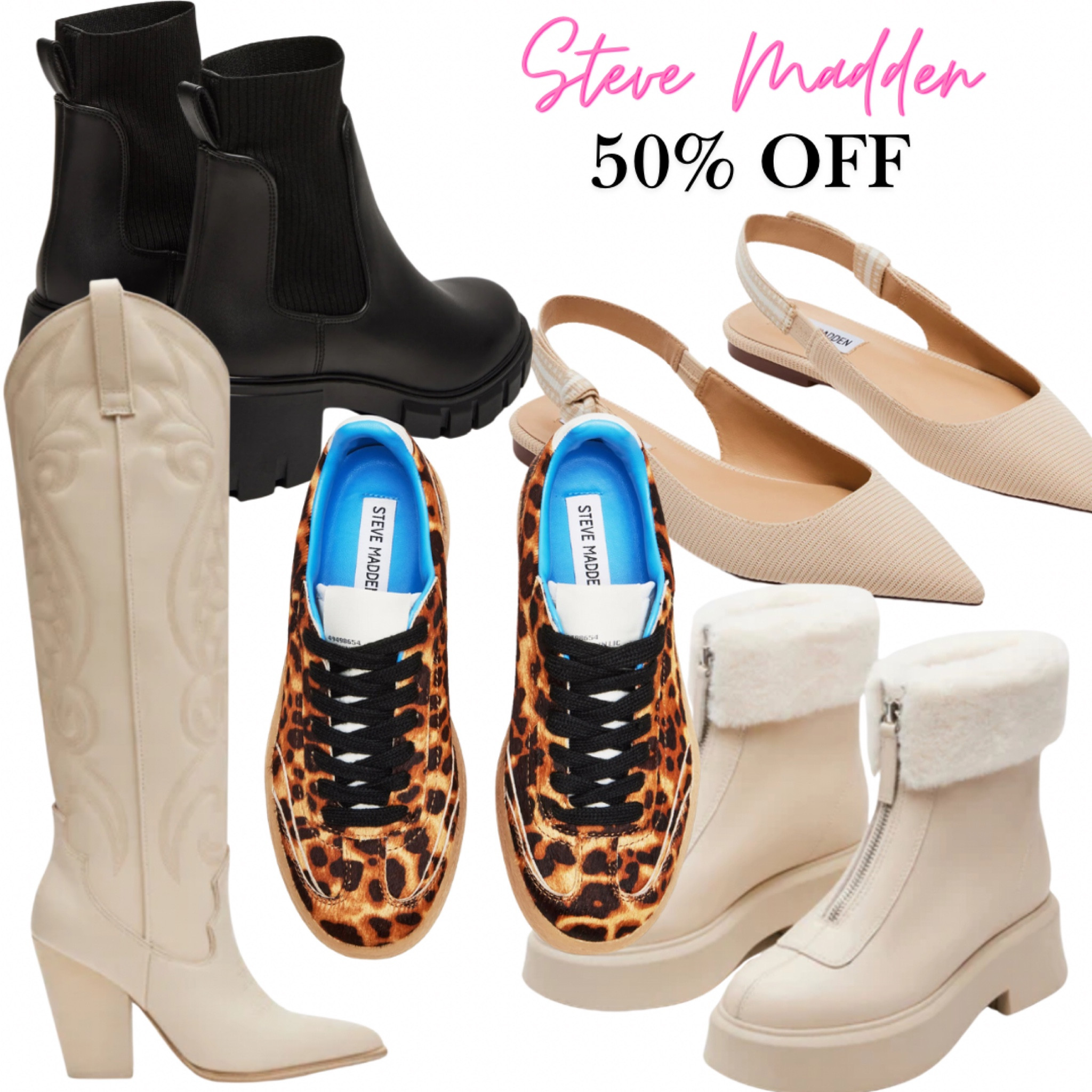 Steve Madden has select items on sale for 50% off!

Happy Black Friday shopping. 

#LTKShoeCrush #LTKCyberWeek #LTKGiftGuide