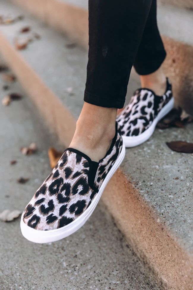 The Kathleen Animal Print Sneakers | The Pink Lily Boutique